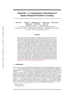 OpenSTL: A Comprehensive Benchmark of Spatio-Temporal Predictive
  Learning