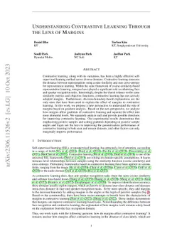 Understanding Contrastive Learning Through the Lens of Margins