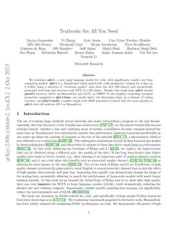 Textbooks Are All You Need