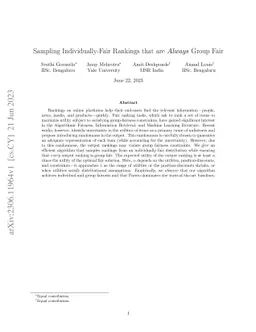 Sampling Individually-Fair Rankings that are Always Group Fair