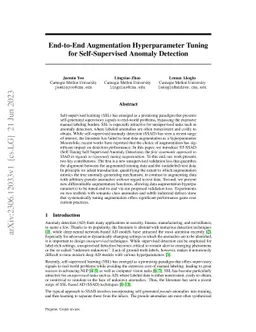 Self-Tuning Self-Supervised Image Anomaly Detection