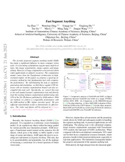 Fast Segment Anything