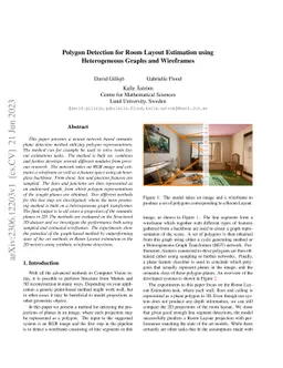 Polygon Detection for Room Layout Estimation using Heterogeneous Graphs
  and Wireframes