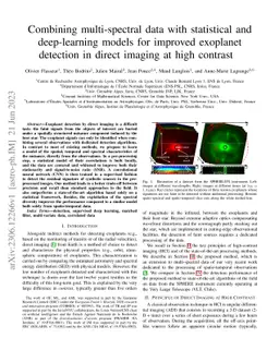 Combining multi-spectral data with statistical and deep-learning models
  for improved exoplanet detection in direct imaging at high contrast