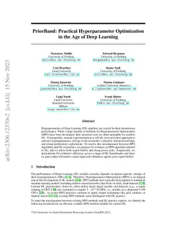 PriorBand: Practical Hyperparameter Optimization in the Age of Deep
  Learning