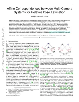 Affine Correspondences between Multi-Camera Systems for Relative Pose
  Estimation