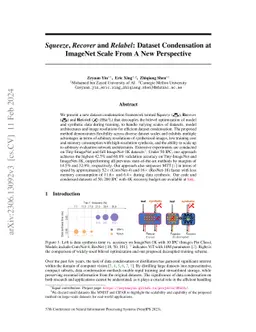 Squeeze, Recover and Relabel: Dataset Condensation at ImageNet Scale
  From A New Perspective