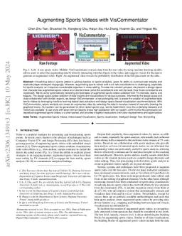Augmenting Sports Videos with VisCommentator