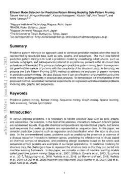 Efficient Model Selection for Predictive Pattern Mining Model by Safe
  Pattern Pruning