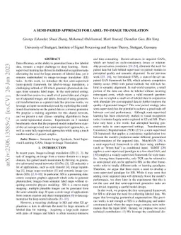 A Semi-Paired Approach For Label-to-Image Translation