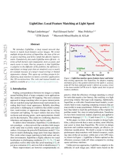 LightGlue: Local Feature Matching at Light Speed