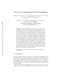 QNNRepair: Quantized Neural Network Repair
