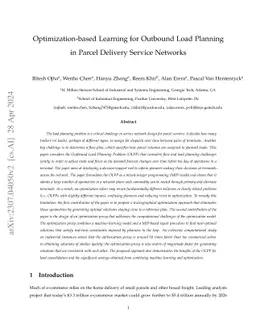 Optimization-based Learning for Dynamic Load Planning in Trucking
  Service Networks
