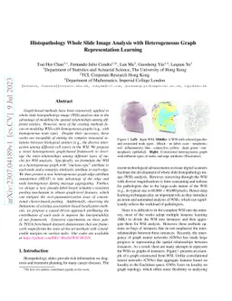 Histopathology Whole Slide Image Analysis with Heterogeneous Graph
  Representation Learning