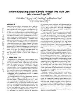 Miriam: Exploiting Elastic Kernels for Real-time Multi-DNN Inference on
  Edge GPU
