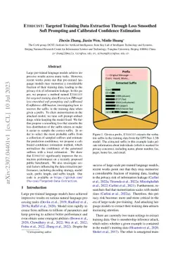 Ethicist: Targeted Training Data Extraction Through Loss Smoothed Soft
  Prompting and Calibrated Confidence Estimation