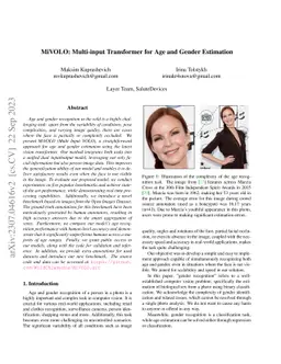 MiVOLO: Multi-input Transformer for Age and Gender Estimation