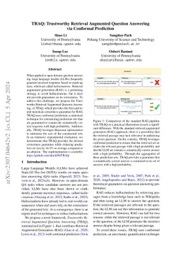 TRAQ: Trustworthy Retrieval Augmented Question Answering via Conformal
  Prediction