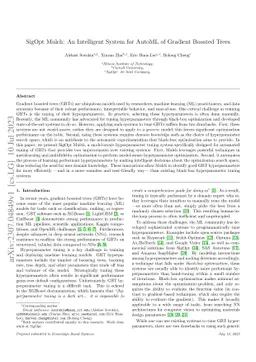 SigOpt Mulch: An Intelligent System for AutoML of Gradient Boosted Trees