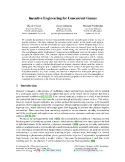 Incentive Engineering for Concurrent Games