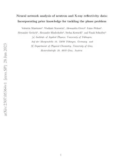 Neural network analysis of neutron and X-ray reflectivity data:
  Incorporating prior knowledge for tackling the phase problem
