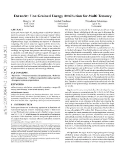 EnergAt: Fine-Grained Energy Attribution for Multi-Tenancy