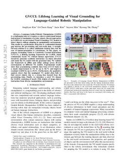 GVCCI: Lifelong Learning of Visual Grounding for Language-Guided Robotic
  Manipulation