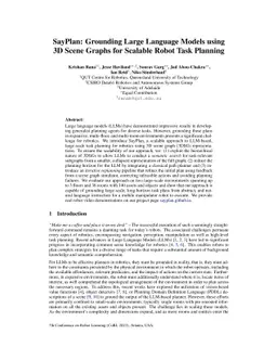 SayPlan: Grounding Large Language Models using 3D Scene Graphs for
  Scalable Robot Task Planning