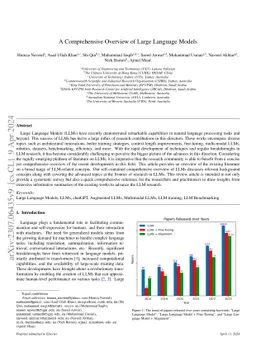 A Comprehensive Overview of Large Language Models