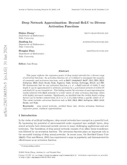 Deep Network Approximation: Beyond ReLU to Diverse Activation Functions