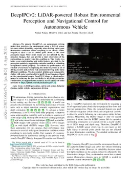 DeepIPCv2: LiDAR-powered Robust Environmental Perception and
  Navigational Control for Autonomous Vehicle