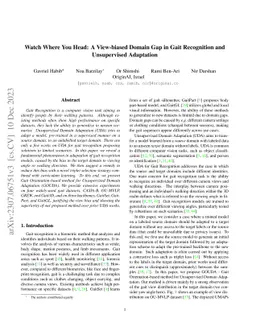 Watch Where You Head: A View-biased Domain Gap in Gait Recognition and
  Unsupervised Adaptation