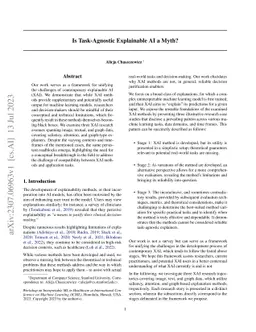 Is Task-Agnostic Explainable AI a Myth?