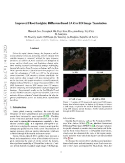 Improved Flood Insights: Diffusion-Based SAR to EO Image Translation