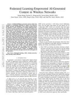 Federated Learning-Empowered AI-Generated Content in Wireless Networks