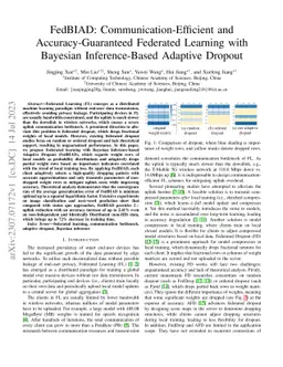 FedBIAD: Communication-Efficient and Accuracy-Guaranteed Federated
  Learning with Bayesian Inference-Based Adaptive Dropout