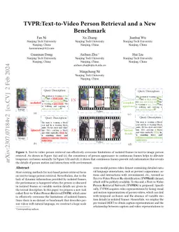TVPR: Text-to-Video Person Retrieval and a New Benchmark
