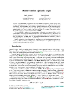 Depth-bounded Epistemic Logic