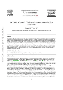 MPDIoU: A Loss for Efficient and Accurate Bounding Box Regression