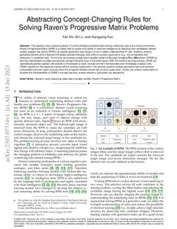 Abstracting Concept-Changing Rules for Solving Raven's Progressive
  Matrix Problems