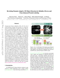 Revisiting Domain-Adaptive 3D Object Detection by Reliable, Diverse and
  Class-balanced Pseudo-Labeling