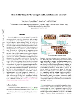 Householder Projector for Unsupervised Latent Semantics Discovery