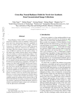 Cross-Ray Neural Radiance Fields for Novel-view Synthesis from
  Unconstrained Image Collections