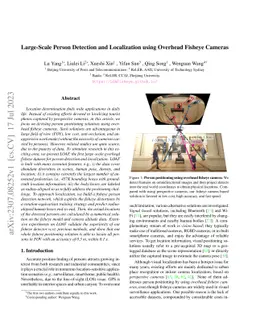 Large-Scale Person Detection and Localization using Overhead Fisheye
  Cameras