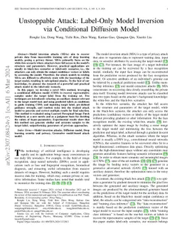 Unstoppable Attack: Label-Only Model Inversion via Conditional Diffusion
  Model