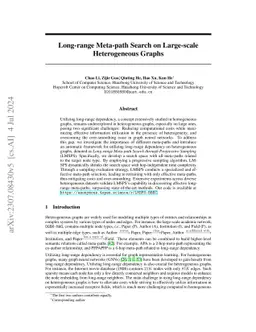 Long-range Meta-path Search on Large-scale Heterogeneous Graphs