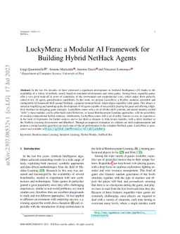 LuckyMera: a Modular AI Framework for Building Hybrid NetHack Agents