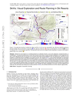 SkiVis: Visual Exploration and Route Planning in Ski Resorts