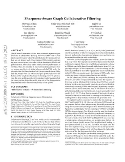 Sharpness-Aware Graph Collaborative Filtering