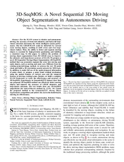 3D-SeqMOS: A Novel Sequential 3D Moving Object Segmentation in
  Autonomous Driving